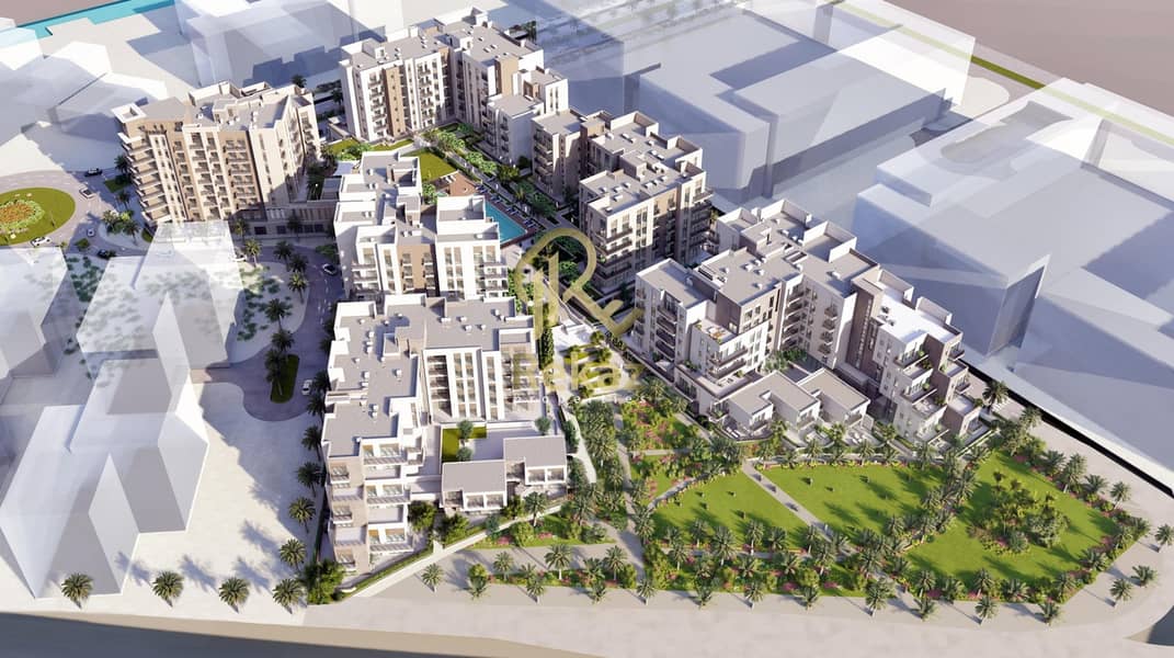 6 Apartment for sale in Eagle Hills project at a price of 399.777 dirhams in monthly installments of 4000 dirhams