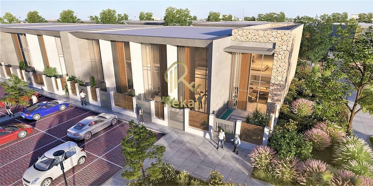 7 With 90 thousand  only you can own a villa in Dubai with a modern design
