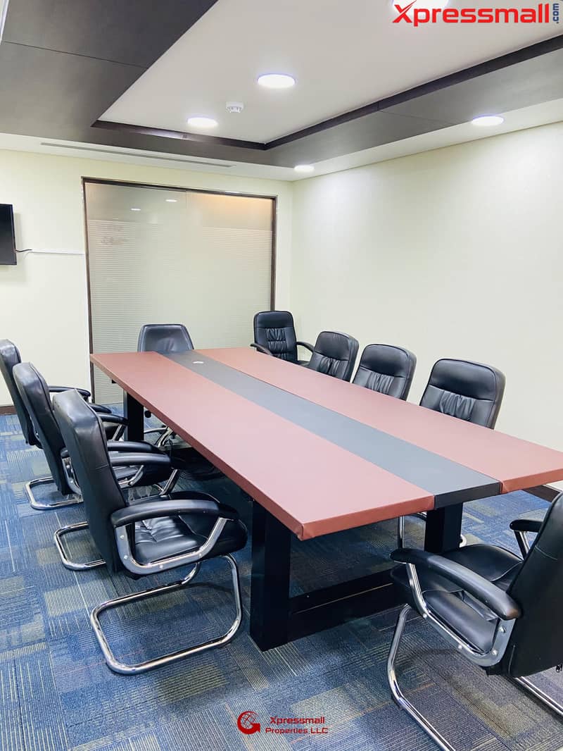 7 No Commission - Furnished and Separate Office Space in Business Center On Monthly Basis And Yearly