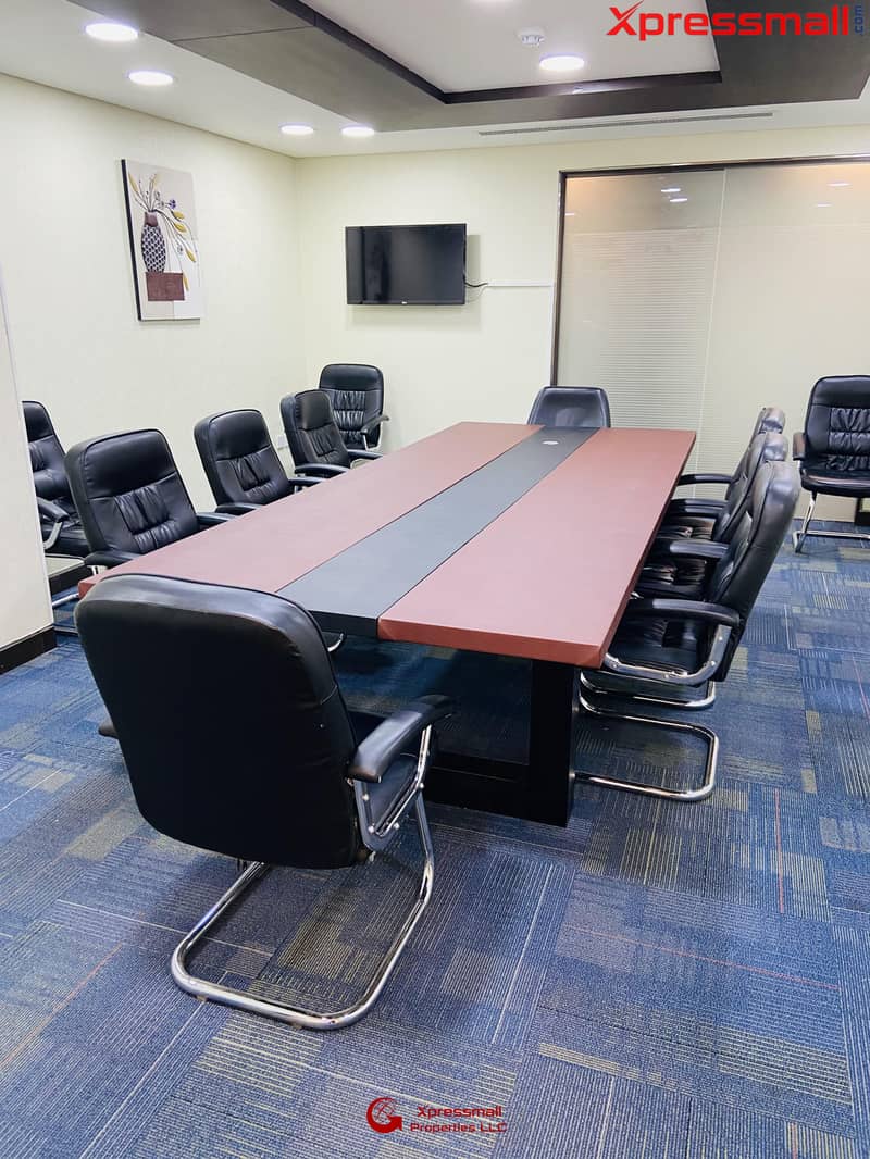 10 No Commission - Furnished and Separate Office Space in Business Center On Monthly Basis And Yearly