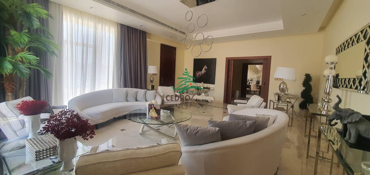 7 Luxury modern  Five bedrooms villa fully furnished  in mohamad bein zaid city