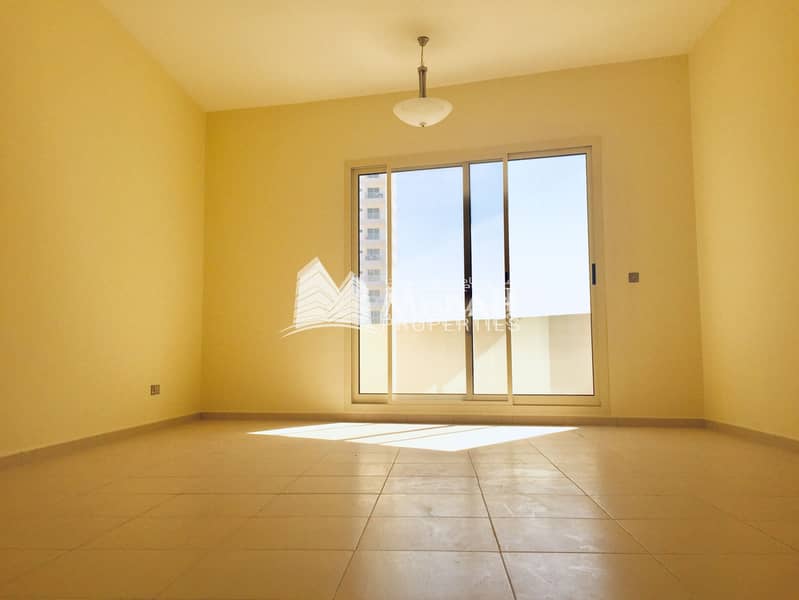 CLOSE TO MASHREQ METRO | 3 BR @ 82K UP TO 12 Cheques | Balcony, Gym, Parking  | FAMILY ONLY