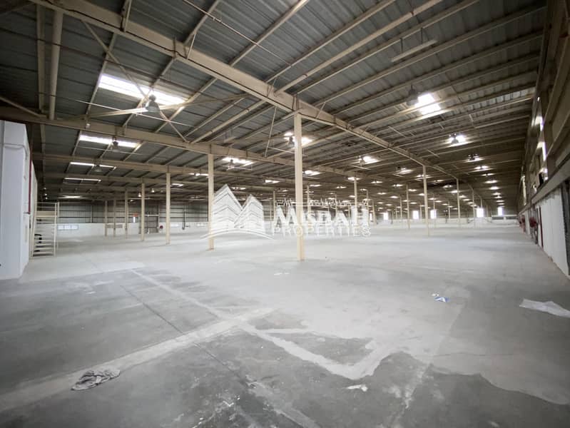 000 sqft Land- 95000 sqft single warehouse: for storage/commercial/ sports/ Car storage