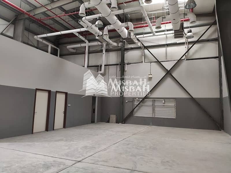 2 Air- Conditioned Warehouse with office: Only for storage