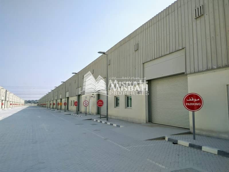 2 AED 21/- per sqft Inc. Tax: Brand new 4361 sqft Commercial warehouse 9 meter height
