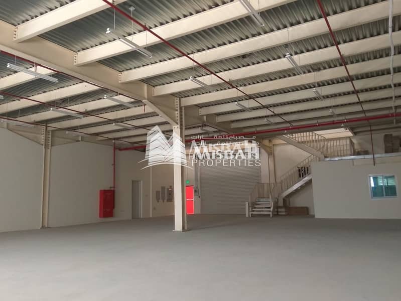 8 AED 21/- per sqft Inc. Tax: Brand new 4361 sqft Commercial warehouse 9 meter height
