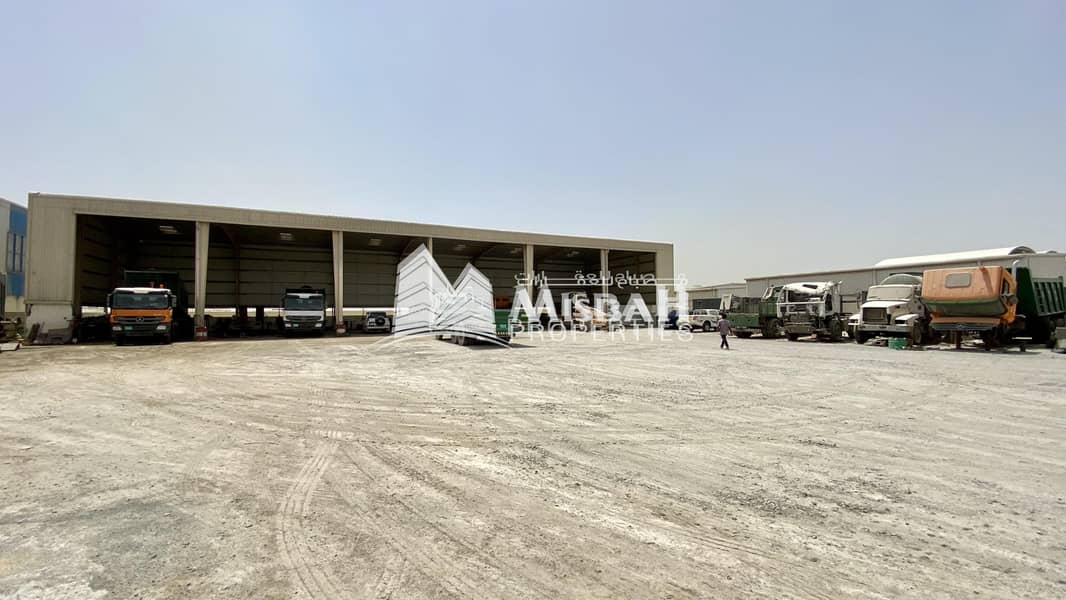 HUGE COMMERCIAL LAND WITH WAREHOUSE/ WORKSHOP, OFFICE, DEWA