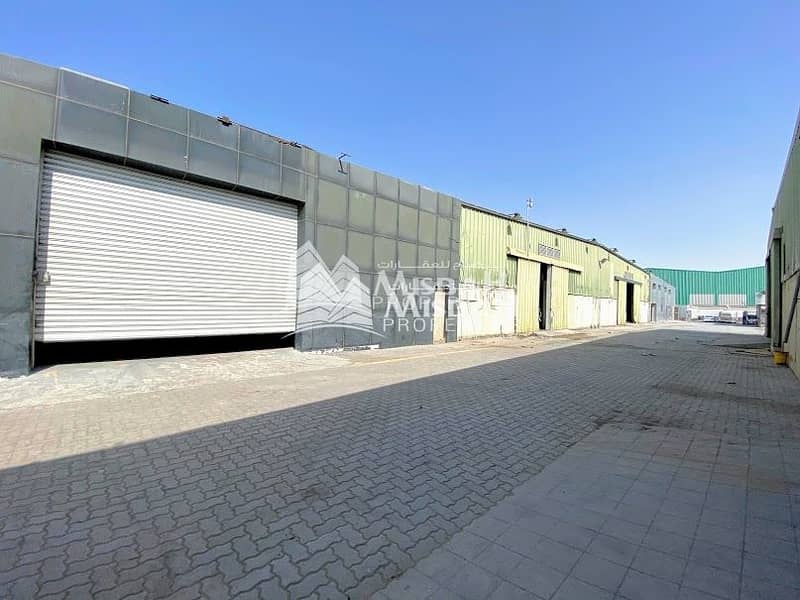 Good for Automobile/ Sports/ Factory: Huge warehouse with Open land, Office Block