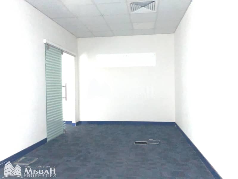 8 Glass Partitioned Office in Garhoud with Free Chiller in a High Class Commercial Building