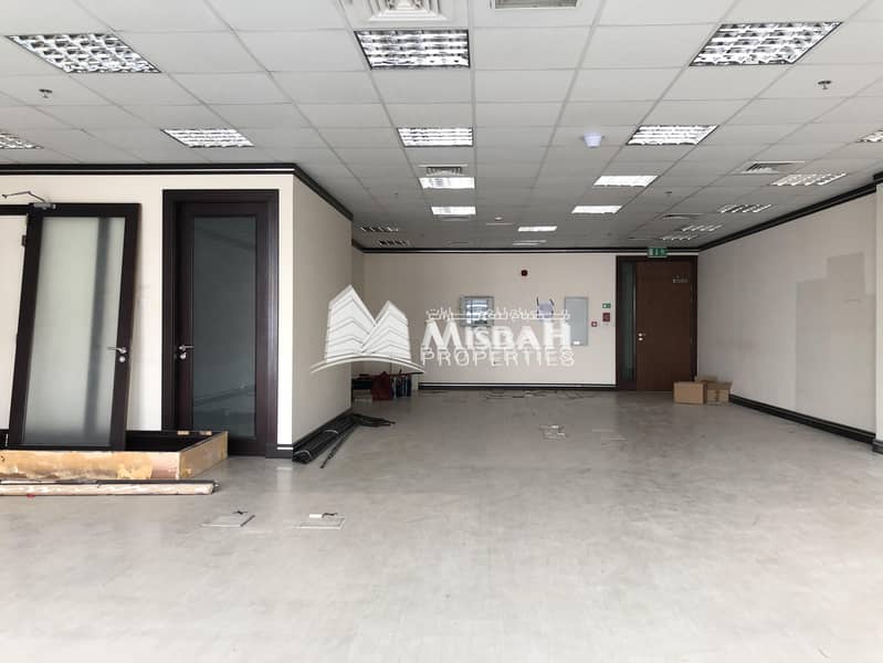 3 1345 sq. ft Fitted Office for Rent in Al Garhoud with Free Chiller and Two parking