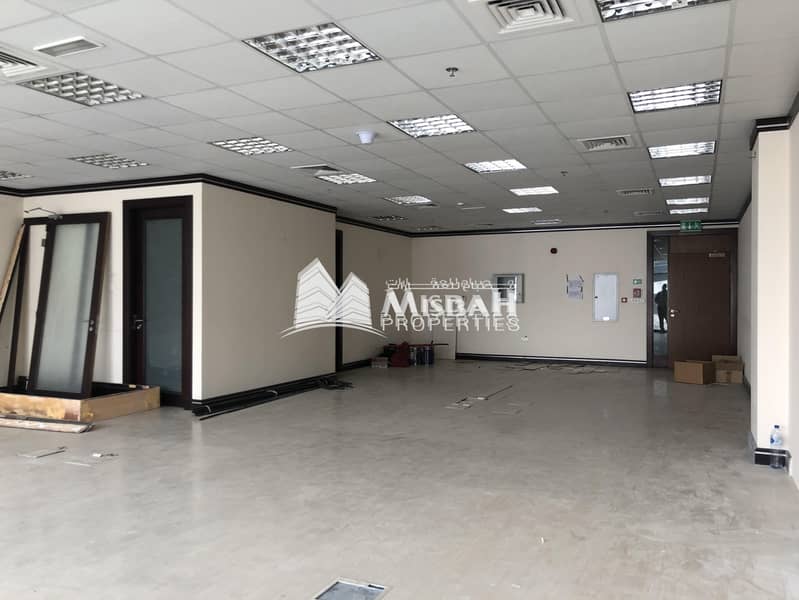 6 1345 sq. ft Fitted Office for Rent in Al Garhoud with Free Chiller and Two parking