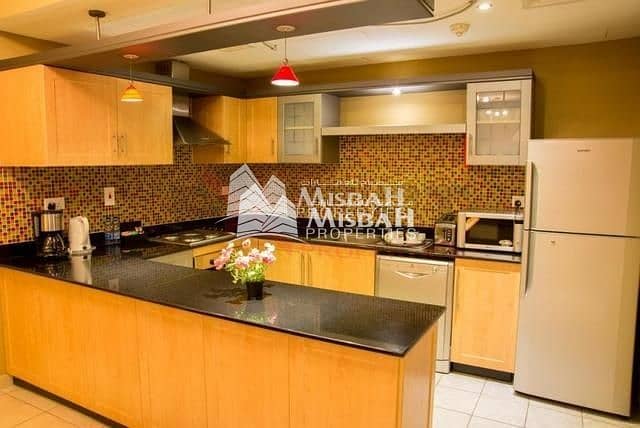 7 Excellent Fully Furnished 1BHK 2Bath Kitchen Appliance 950 SQ-FT 6 Chqeues Apt in AL Barsha near MOE