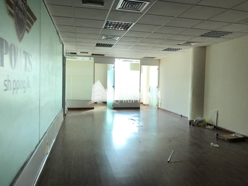 1202 sq. ft Fully Fitted Office @ AED 60 with One month Grace period on Zabeel Rd near Ansar Gallery