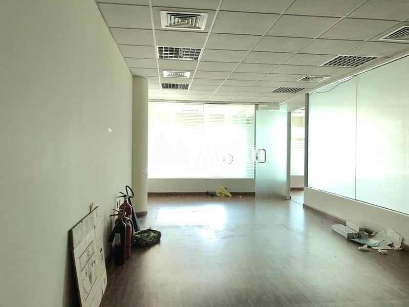4 1202 sq. ft Fully Fitted Office @ AED 60 with One month Grace period on Zabeel Rd near Ansar Gallery