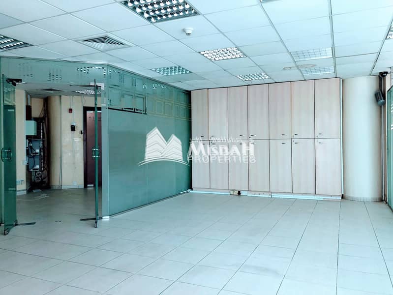 2 875 sq. ft Fully Fitted Offices @ AED 55/sq. ft with Free Chiller  near Ansar Gallery