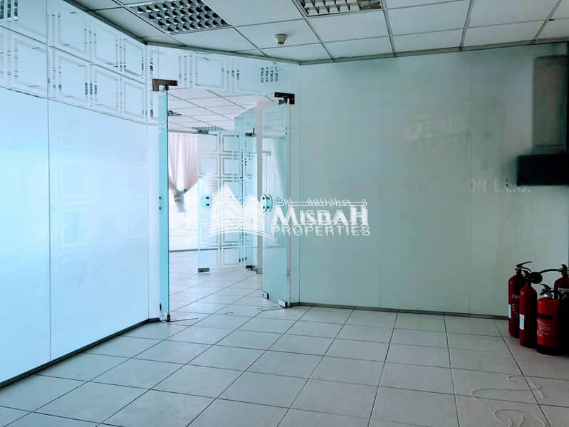 8 875 sq. ft Fully Fitted Offices @ AED 55/sq. ft with Free Chiller  near Ansar Gallery