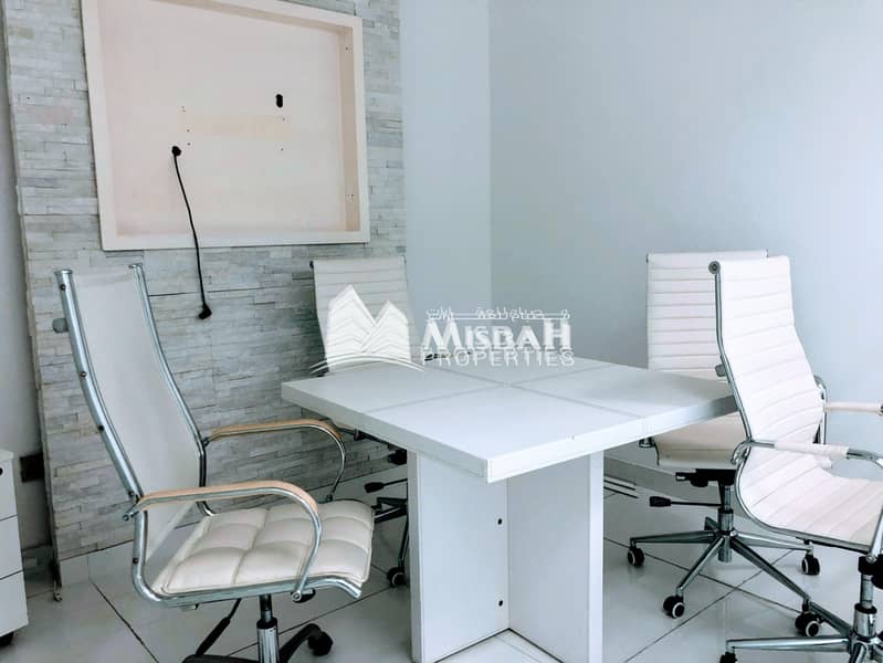 13 Fully Furnished office with partitions