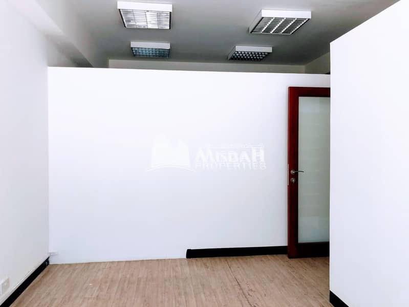 8 1000 sq. ft - 3692 sq. ft @ AED 55 | Fully Fitted Office with Free Chiller near Abu Hail Metro