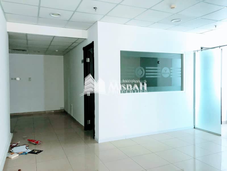 4 Fully Fitted Office with ready rooms required with free parking and One month Grace period in AL Qusais
