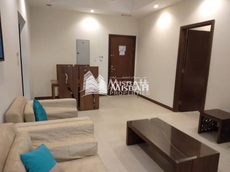 Very  Close to MOE  Well Furnished 2 BHK With  Balcony Ready for rent  @  75 K