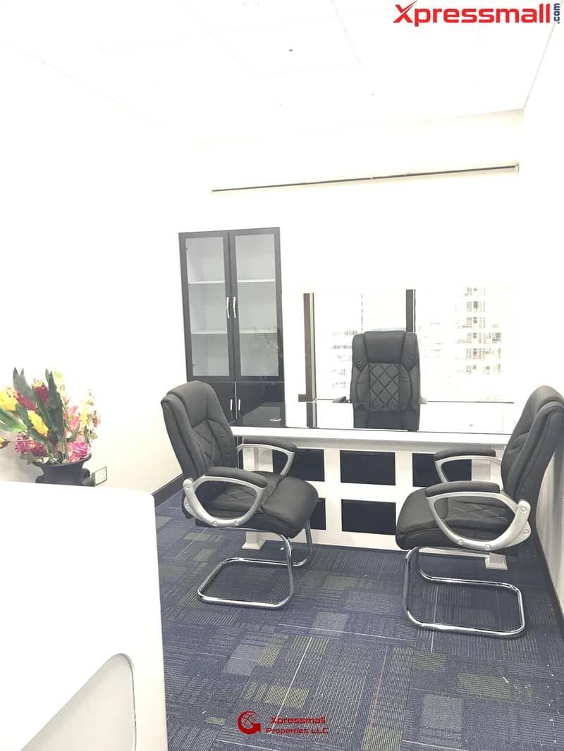 7 Independent Furnished Office | PRO Services | Conference Room | Free Utilities and sponsor !!