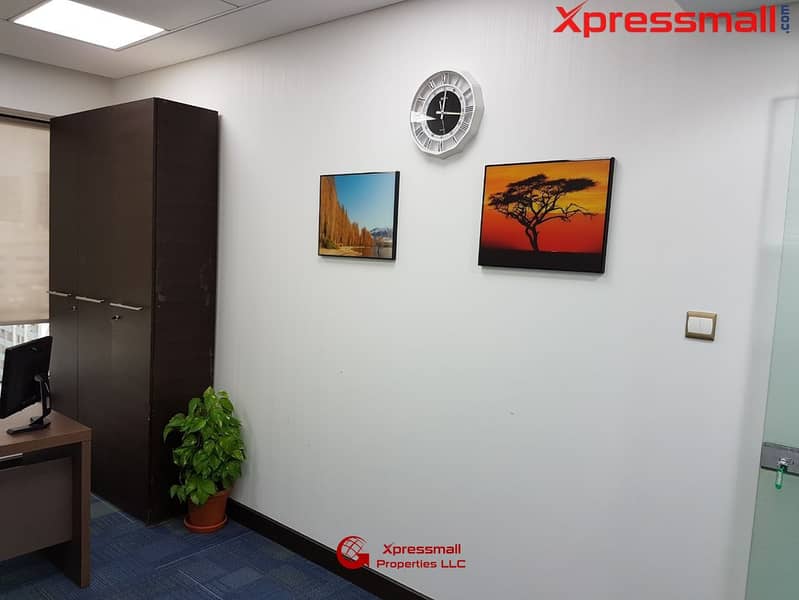 9 Independent Furnished Office | PRO Services | Conference Room | Free Utilities and sponsor !!