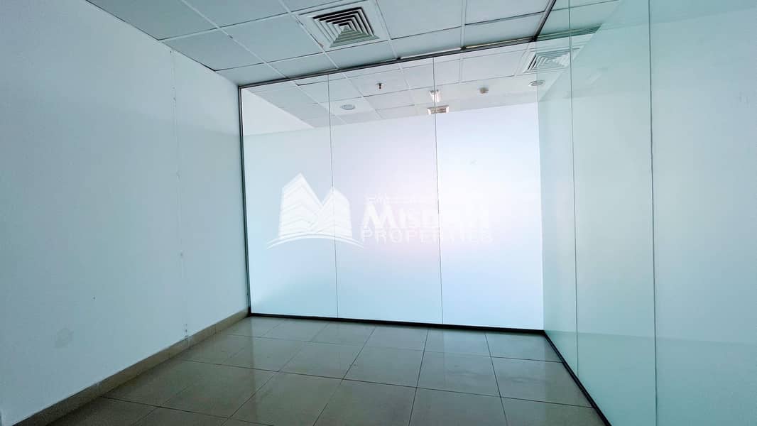 6 1095 sq. ft to 1148 sq. ft.  Fully Fitted Glass partitioned Office near Stadium Metro