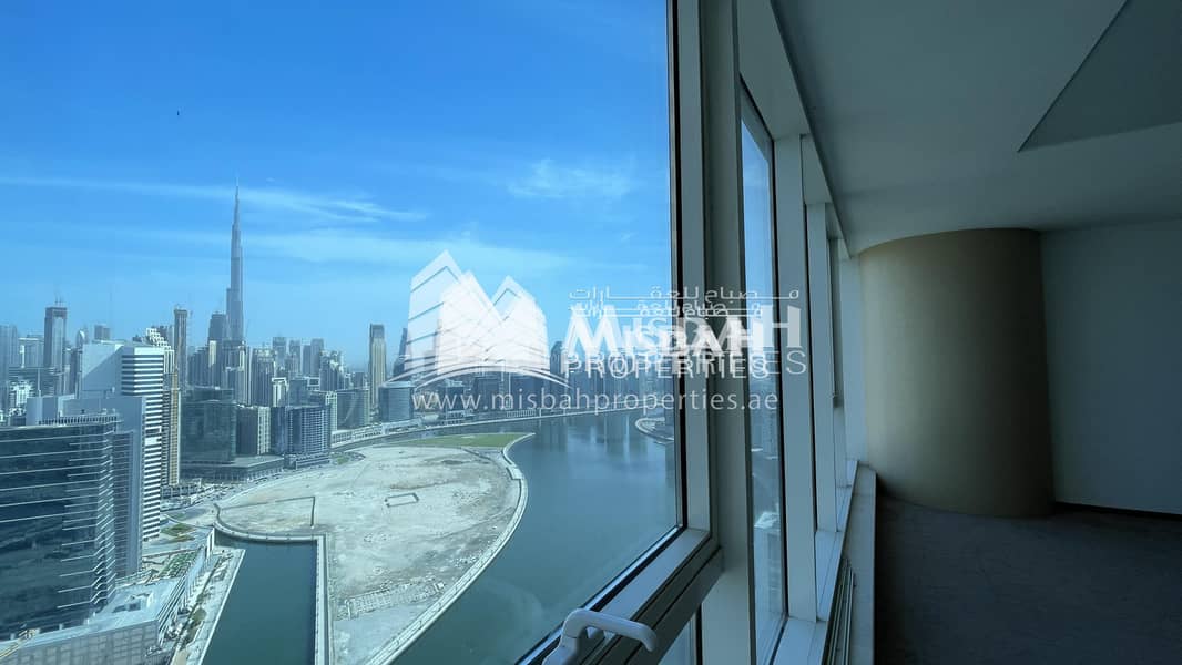 10 Fitted Office with Burj and Canal View in Business Bay
