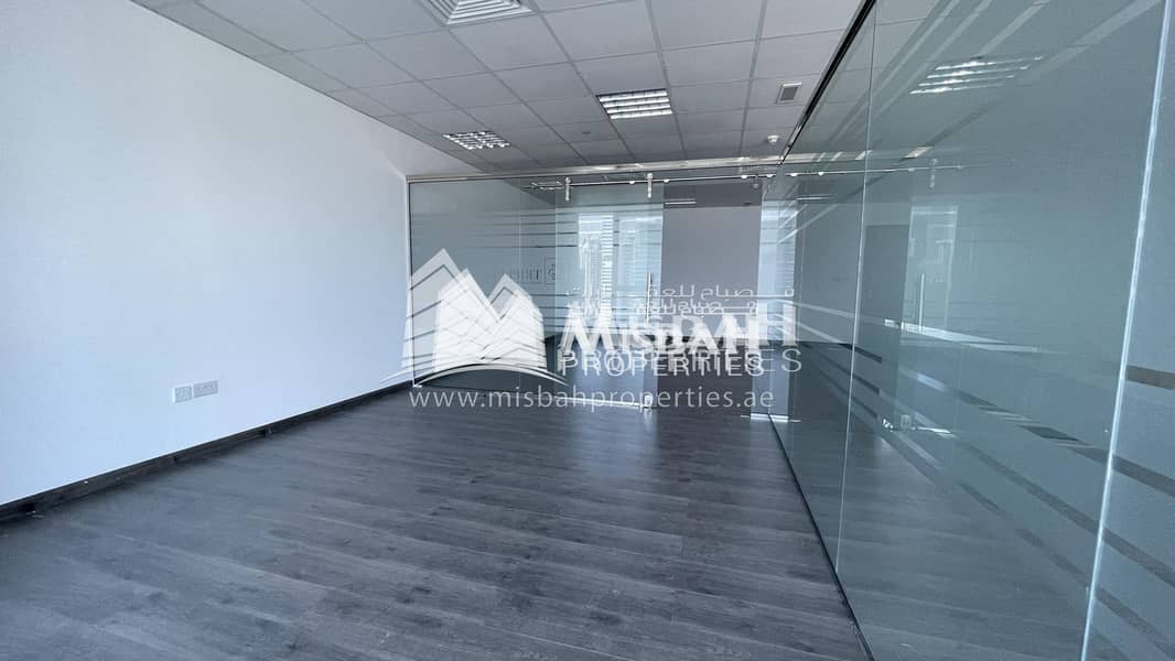 18 Fitted Office with Burj and Canal View in Business Bay