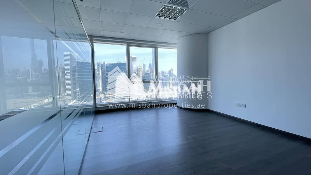 20 Fitted Office with Burj and Canal View in Business Bay