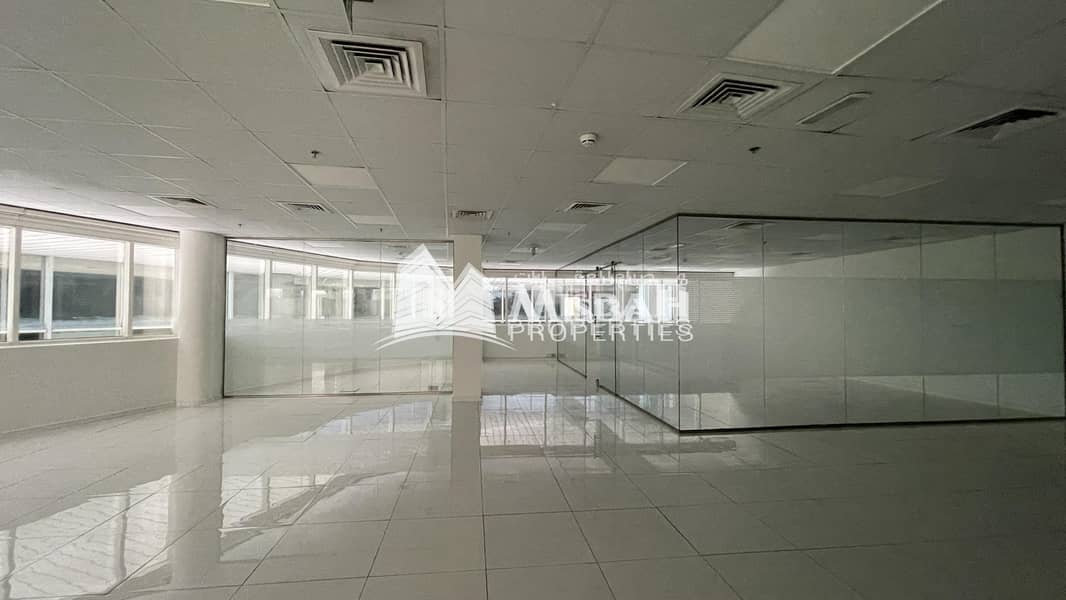 4 507 sq. ft | Fully Fitted Office | Chiller Free | Parking Free near Deira City Center