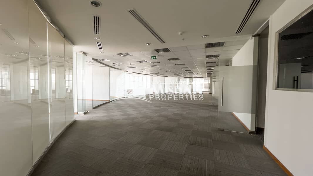 2 469 sq. ft Fitted office space with parking in Commercial Tower near Deira City Center