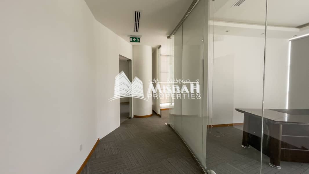 12 469 sq. ft Fitted office space with parking in Commercial Tower near Deira City Center