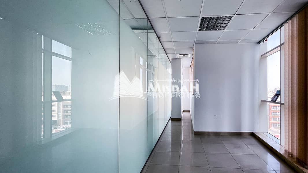 2 Glass Partitioned Office near Stadium metro