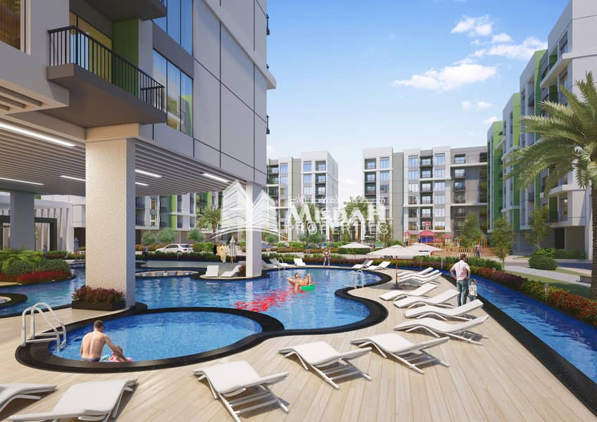 3 2 Bedroom Apartment | Pay 40% 1st Yr Rest 60% in 5 years after completion in Warsan First.