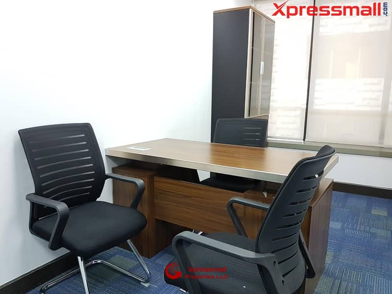 6 Best Deal! Furnished Offices available at Salam st. with  Affordable price and Direct from  Owner! Call Now!