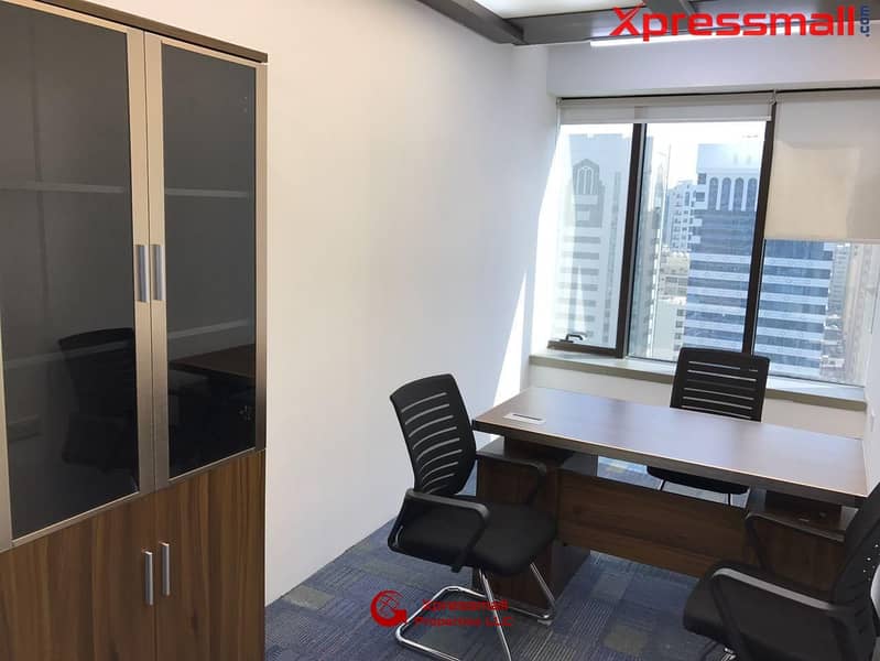 7 Best Deal! Furnished Offices available at Salam st. with  Affordable price and Direct from  Owner! Call Now!