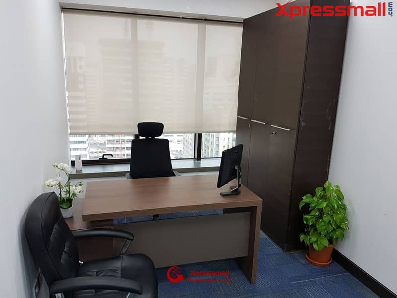 8 Best Deal! Furnished Offices available at Salam st. with  Affordable price and Direct from  Owner! Call Now!