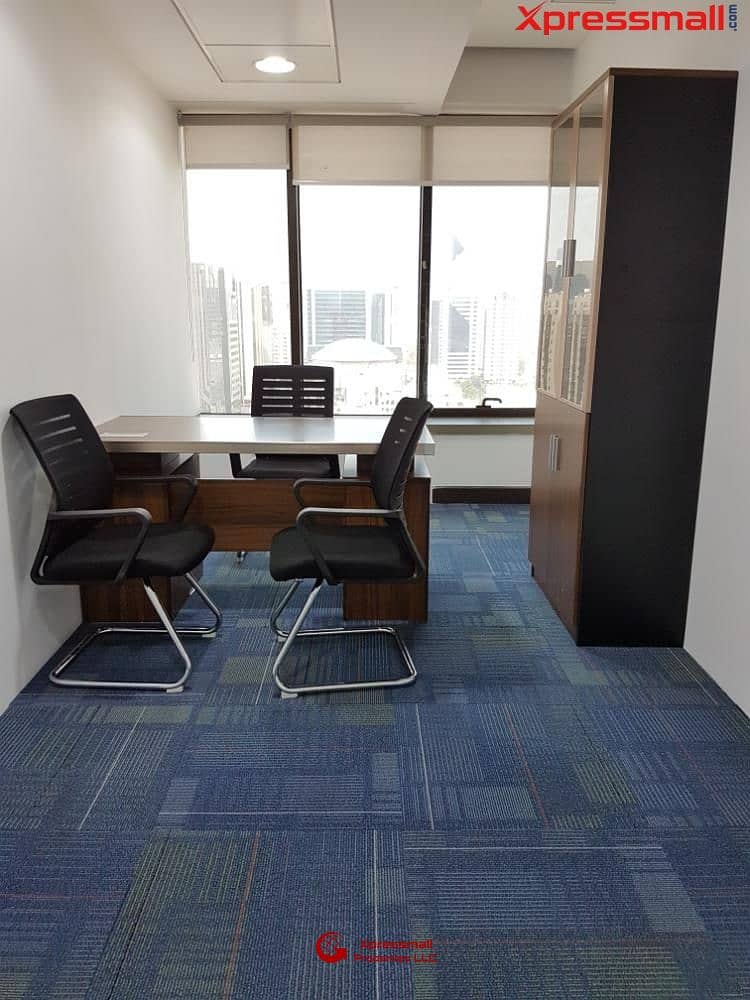 9 Best Deal! Furnished Offices available at Salam st. with  Affordable price and Direct from  Owner! Call Now!