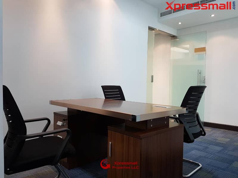 10 Best Deal! Furnished Offices available at Salam st. with  Affordable price and Direct from  Owner! Call Now!