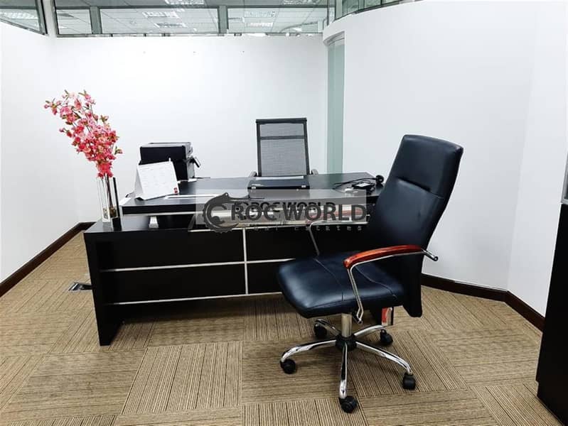 2 Best Deal | One Month Free | Furnished Independent Office | Free Wifi & DEWA | Close to Metro Station