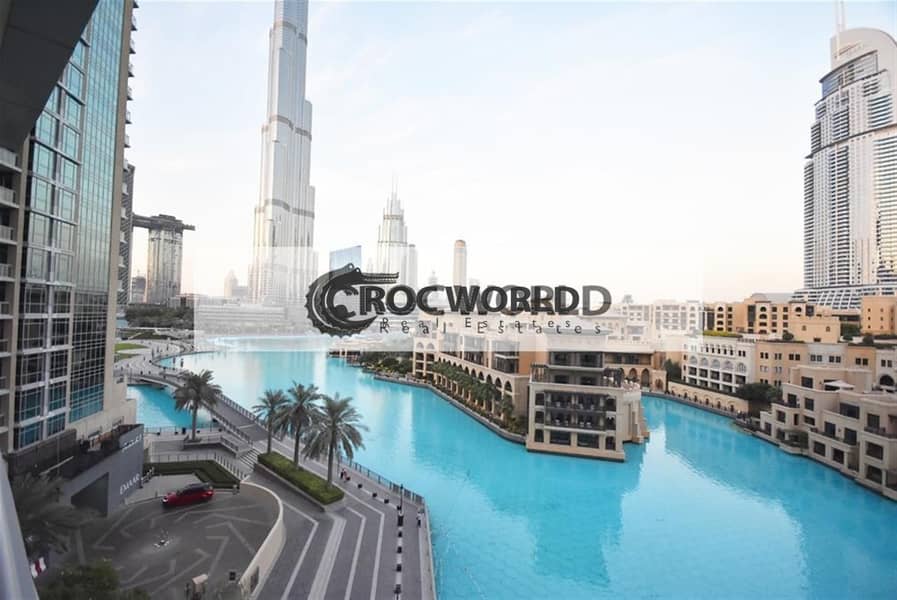 3 Bedroom + Maids Apartment  | Full Burj Khalifa & Fountain View