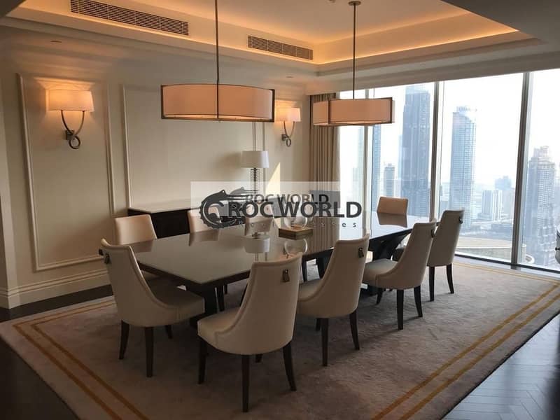6 Luxury 4 Bedroom + M | Stunning Burj Khalifa & Fountain Views |  Perfect Location