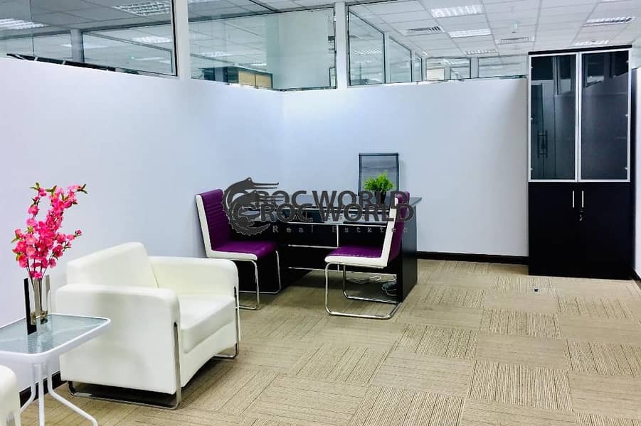 9 Fully Furnished|No Commission|Flexi Desk AED 6