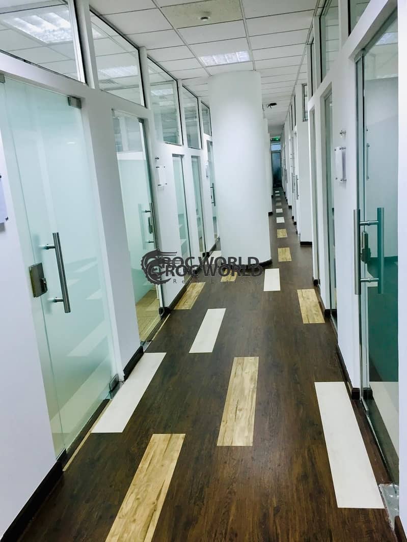 3 Fully Furnished Office |No Commission| AED 17