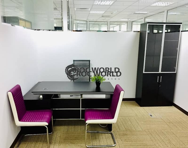 11 Fully Furnished Office |No Commission| AED 17