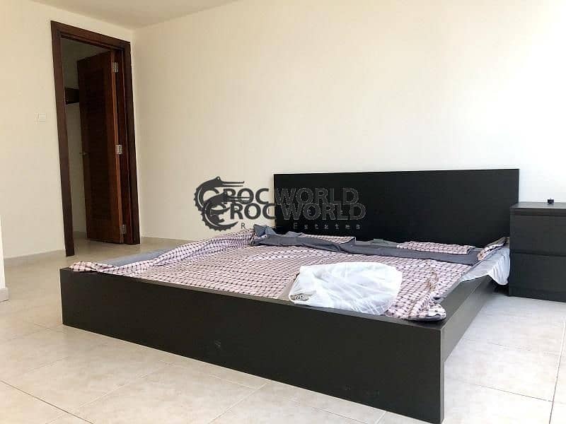9 Chiller Free | Partially Furnished 1BR + Laundry | Marina View | Close to Dubai Tram
