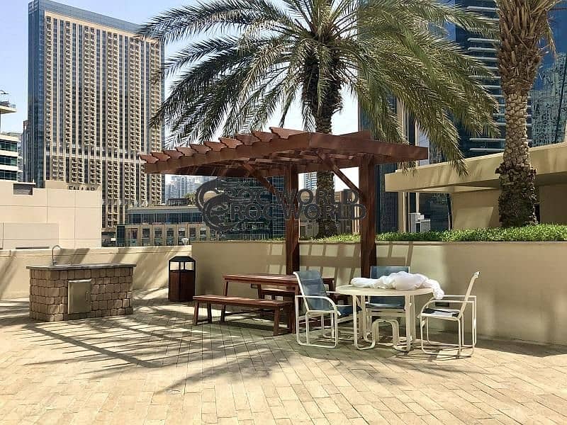 13 Chiller Free | Partially Furnished 1BR + Laundry | Marina View | Close to Dubai Tram
