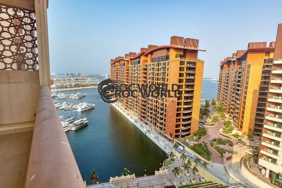Well Furnished 2BR | Panoramic Palm Marina & Sea View