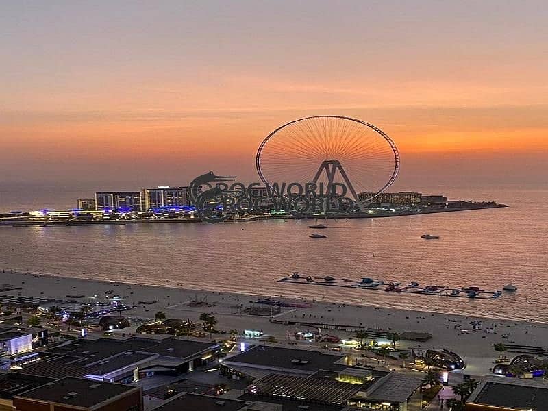 Amazing 2BR | Beach Front & Dubai Eye View